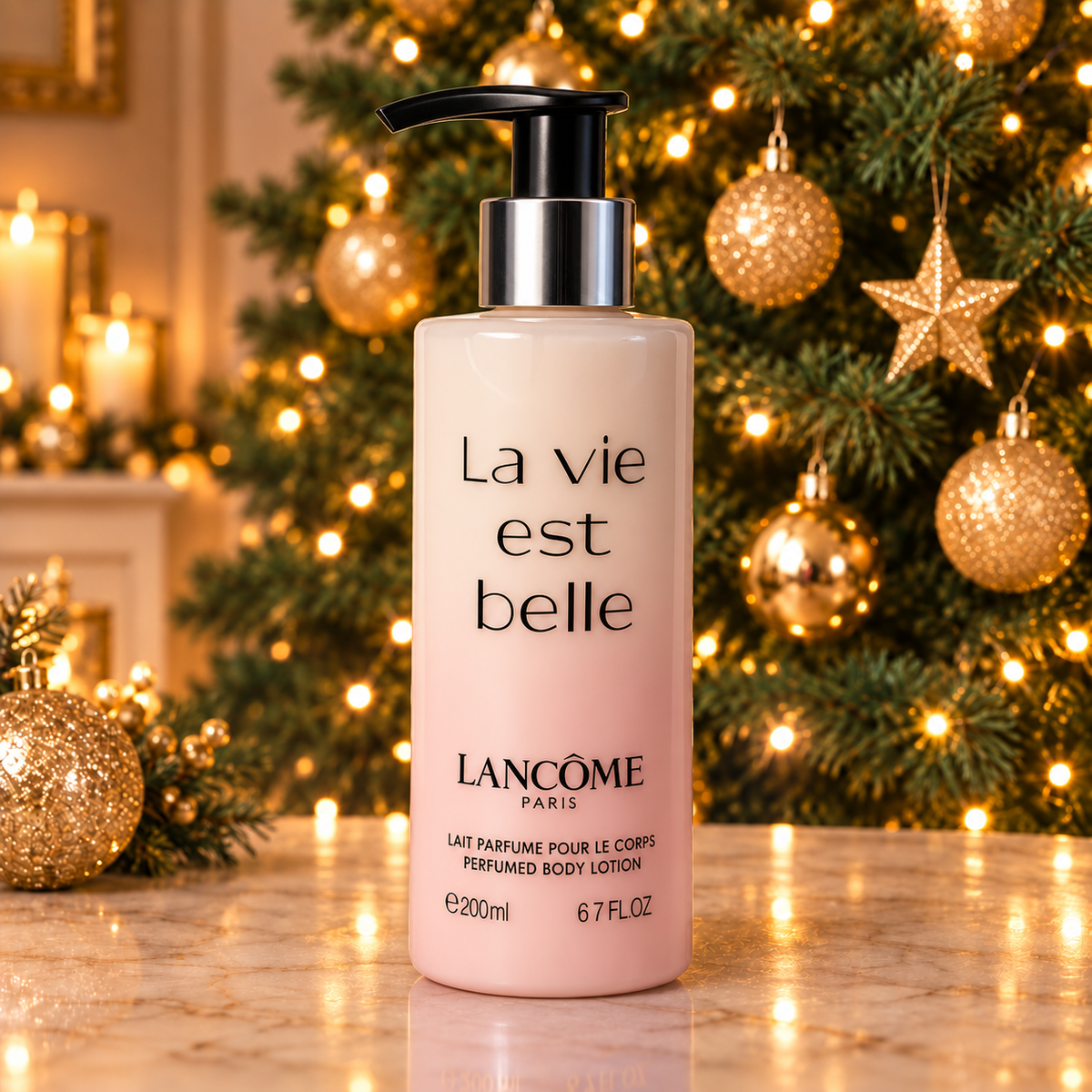 Crème La Vie Est Belle – décor de Noël, produit entier