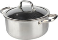 Faitout 24 cm inox structure nid d'abeille compatible induction