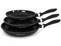 Lot de 3 poêles antiadhésives céramique 20 24 28 cm