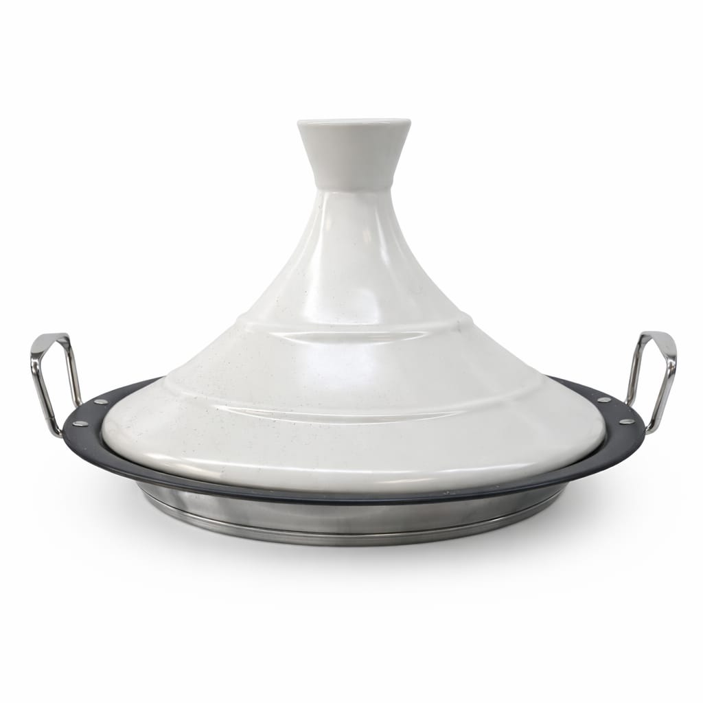 Tajine induction 34 cm en inox avec revêtement antiadhésif
